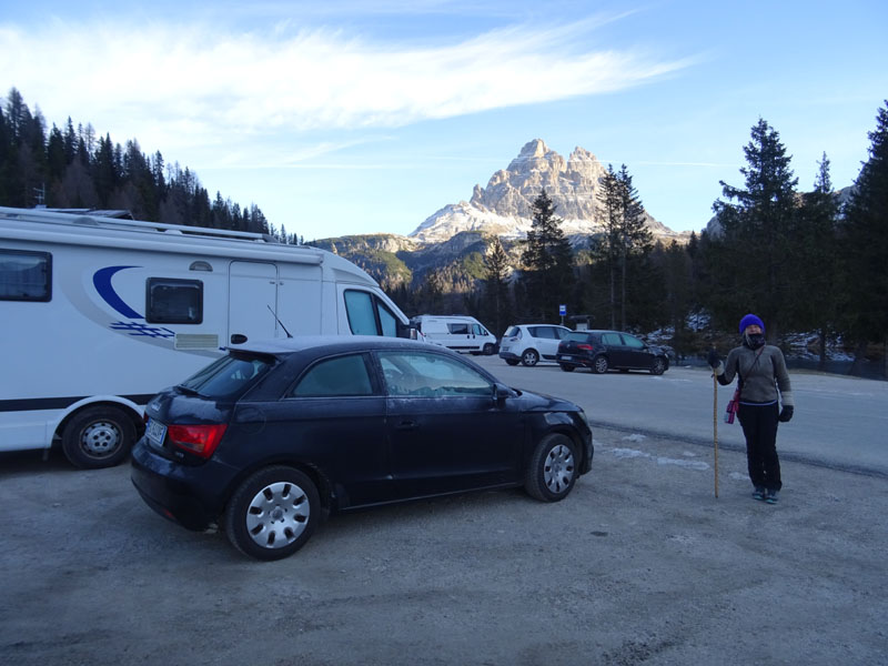 ai piedi delle....Tre Cime di Lavaredo